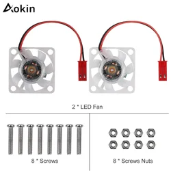 Raspberry Pi DC Brushless CPU LED Cooling Fan Raspberry Pi 4 Cooling Fan 30mm 3010 Fan Cooler For Raspberry Pi Model B 3B + 2B+