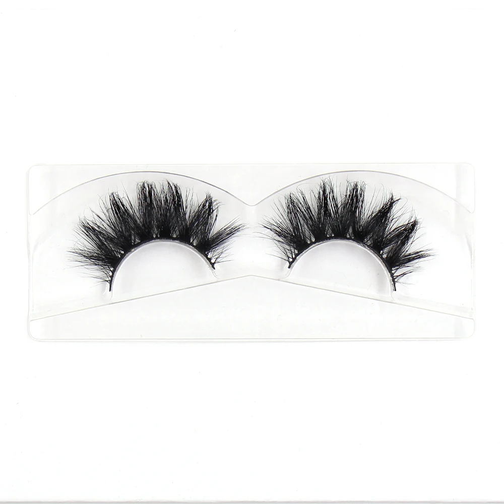 FOXESJI 3D Mink Lashes ขนตาปลอมแต่งหน้า CROSS หนาธรรมชาติยาว Dramatic Fluffy ขนตาขนตา Mink Soft Eyelash K06