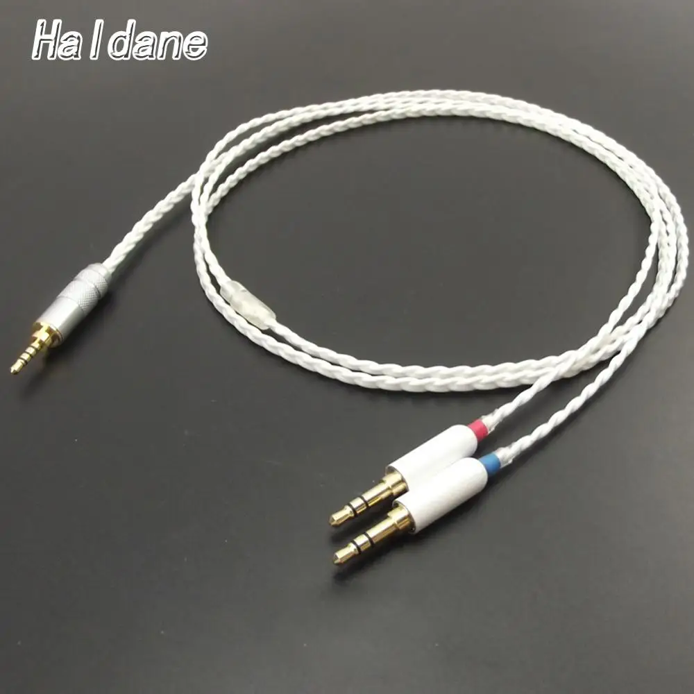 Haldane HIFI 2.5mm TRRS Balanced  DIY Headphone Upgrade Audio Cable for MDR-Z7 Z7M2 MDR-Z1R D6100 D7100 D72004 Headphones