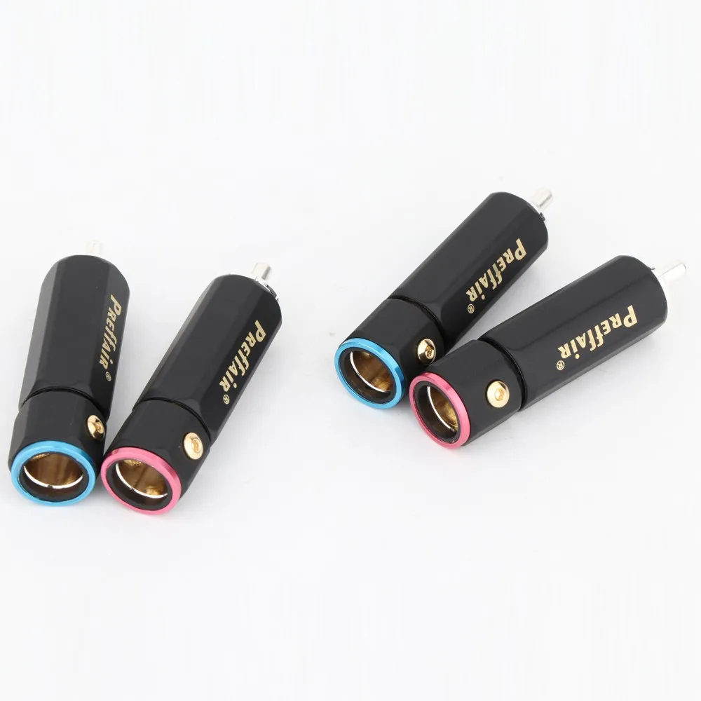 Preffair R1719 Hi-Fi Audio посеребренный соединительный кабель RCA Удлинитель разъемов RCA