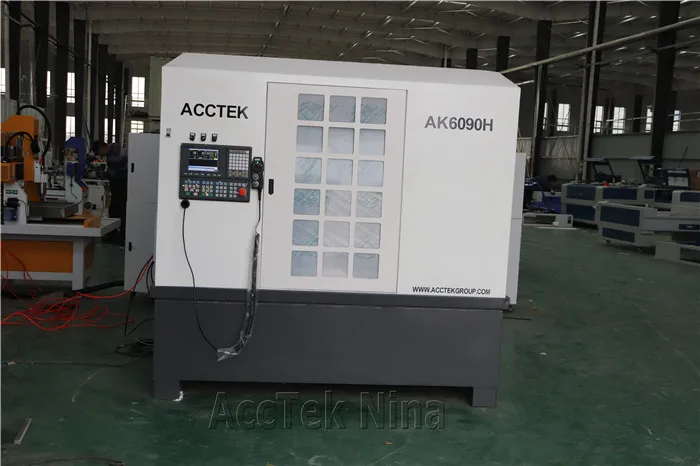 China AccTek Fully Closed Design ATC CNC Automatic Machining Center Precision Metal Mould Maker Milling Machine 6060 6090 7090