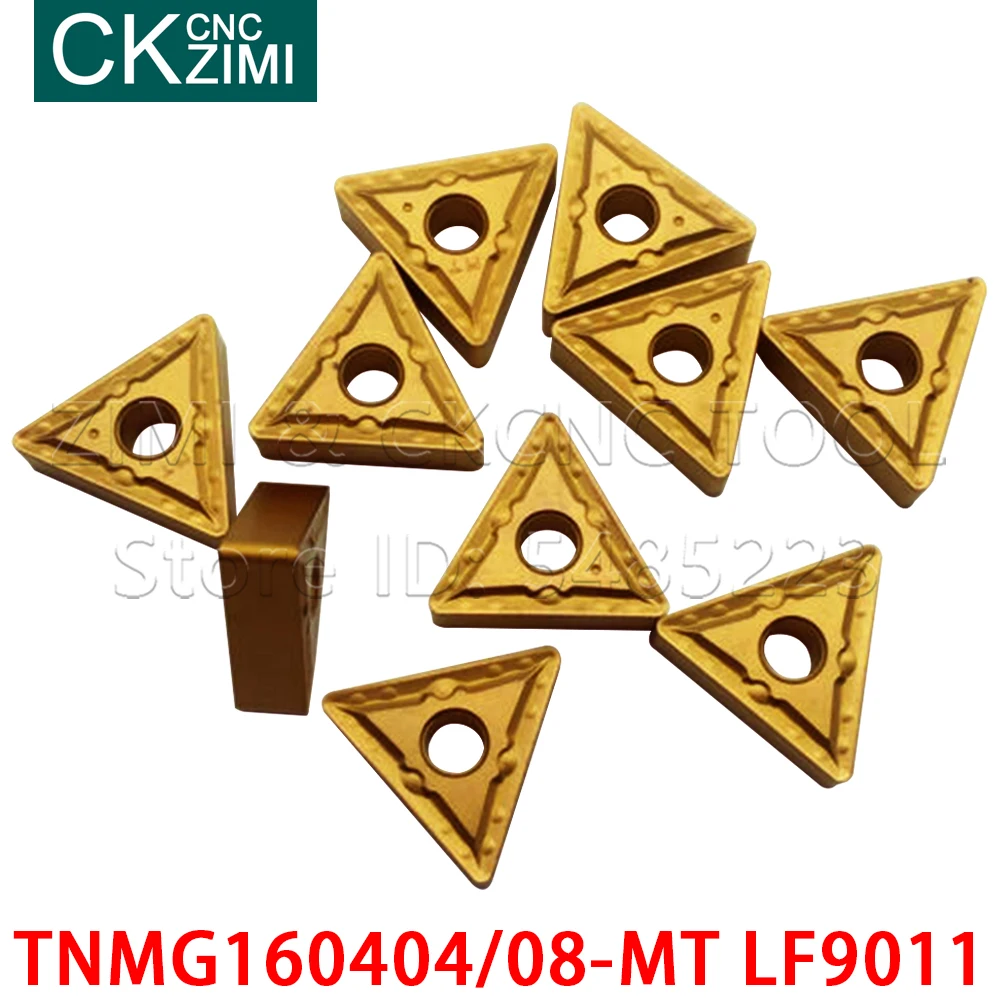 10 قطعة TNMG160404-MT LF9011 TNMG160408-MT LF9011 TNM331 TNM332 كربيد تحول إدراج CNC مخرطة أدوات الخشب تحول أدوات للصلب