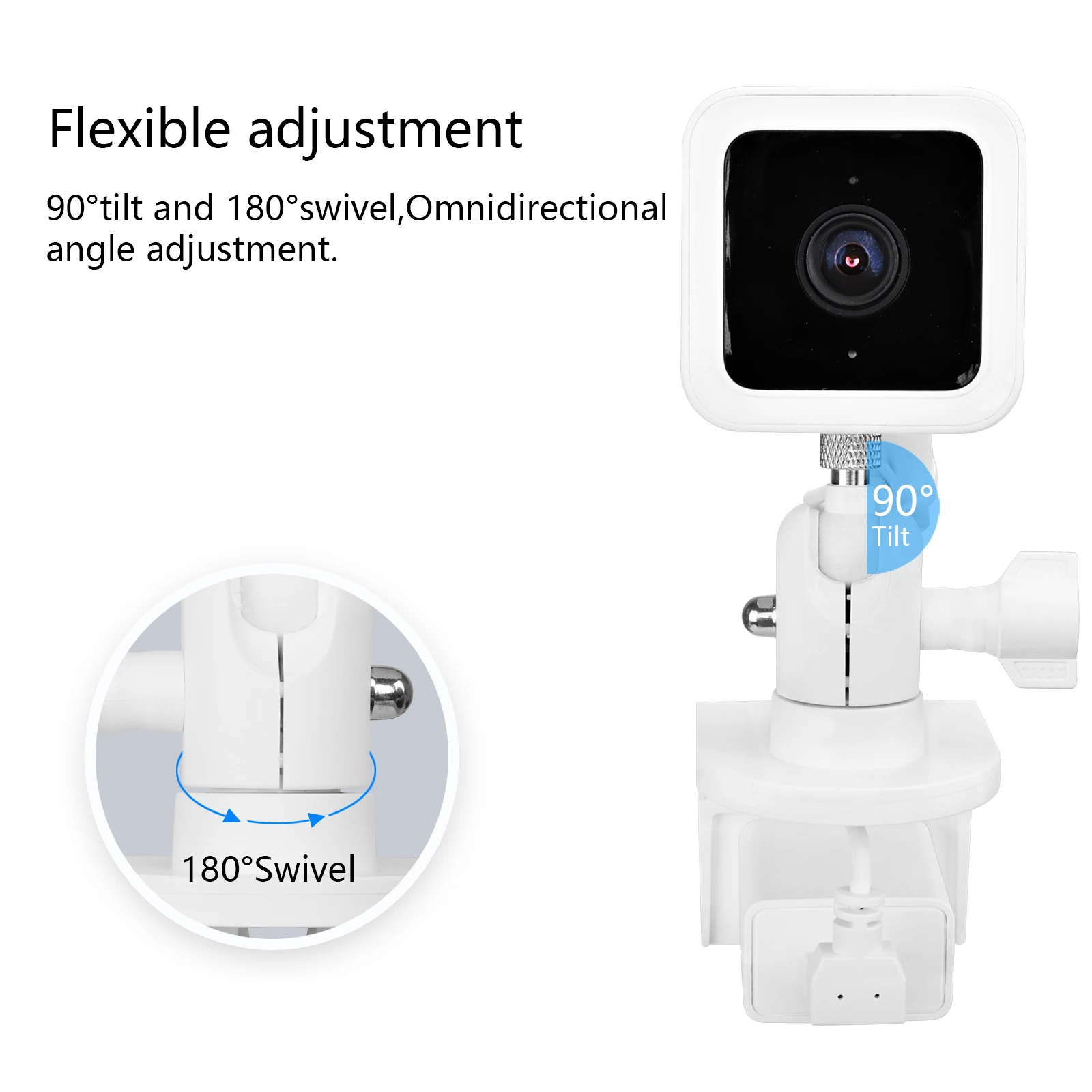 Hoa Kỳ Loại Phích Cắm Ổ Cắm Giá Đỡ Ốp Cho Wyze Cam V3 Cắm Ổn Định Giá Đỡ Gắn Bộ Camera An Ninh Phụ Kiện