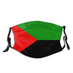 Martinique In Red Green And Black 1 R265 Humor Graphic R265 Activated Carbon Filter Mask