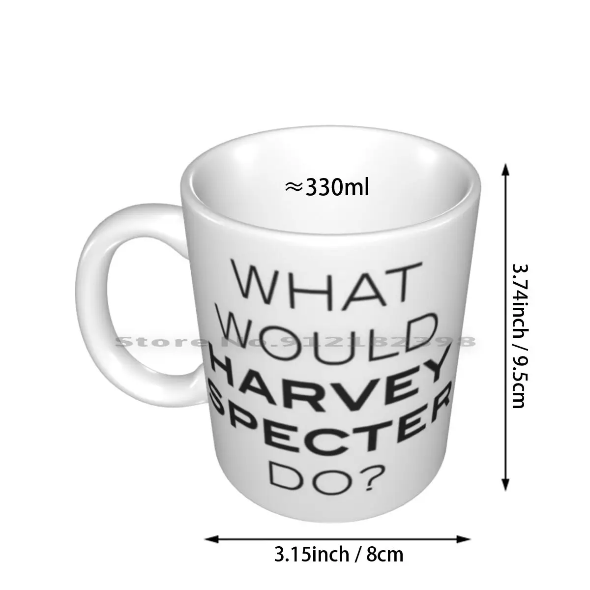 What Would Harvey Specter Do ? Ceramic Mugs Coffee Cups Milk Tea Mug Suits Show Movie Popular Netflix Cute Donna Paulsen Donna