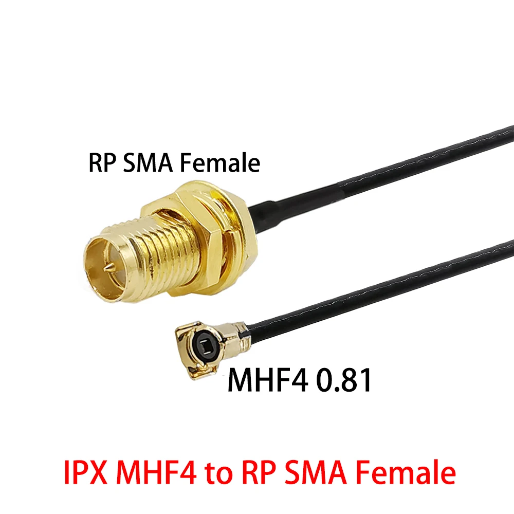 1 stks SMA/RP SMA Female naar IPX U.FL MHF4 1.13 0.81 RF Pigtail Jumper Verlengkabel RG178 voor PCI WiFi Antenne 5-50 CM