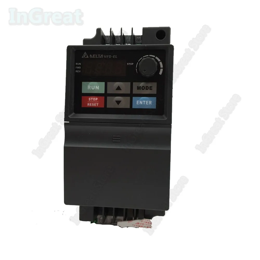 Delta 1phase 220V 200W 0.2KW 0.25hp 600Hz VFD-EL EMC Filter VFD002EL21A Vector Control Drive Inverter Driver VFD CNC Pump Lathe