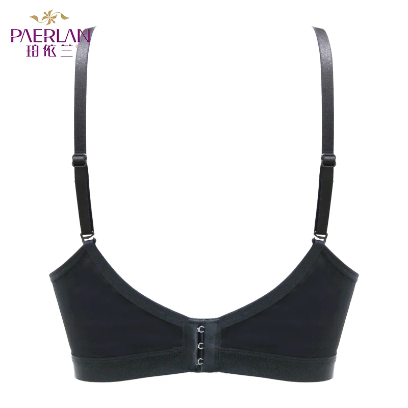 PAERLAN Sexy Cross with lace bra Bra Seamless Wire Free Small Push Push Up Adjust Deep V Underwear Women