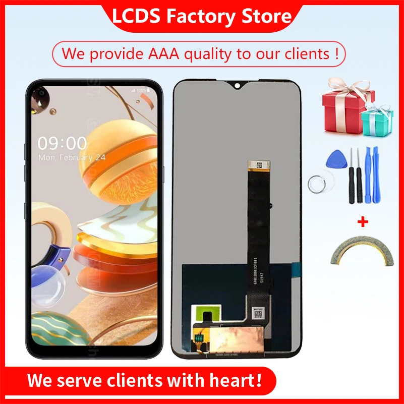 

AAA Quality For LG K61 LCD Display With Touch Screen Digitizer Assembly For LG K61 LMQ630EAW, LM-Q630EAW Display Repair Parts