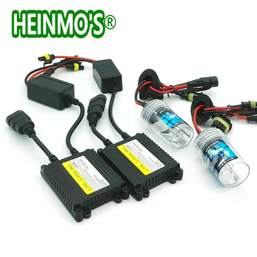 55W Xenon HID H1 kit Xenon H7 Headlights HID H11 H3 H8 H9 Car Light High Low H4 HID Xenon Bulb 4300K 6000K 8000k 9005 9006 Lamp