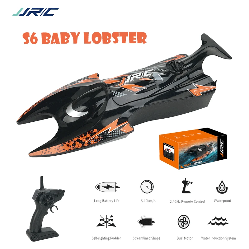 

JJRC S6 RC Boat 2.4G Remote Control Speed mini Boat Dual Motors 10km/h 20 min Using time RC Ship Speedboat Electric Toy VS H128