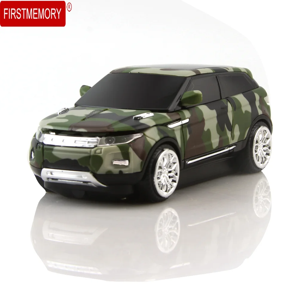 New Office Mouse Sport Car Shape Wireless Mouse USB Optical Computer Mause Mini Ergonokmic Gaming Mice with LED Light For Gamer