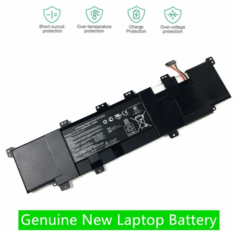 

ONEVAN New C31-X502 Laptop Battery for ASUS VivoBook X502 X502C X502CA S500 S500C S500CA PU500C PU500CA C21-X502