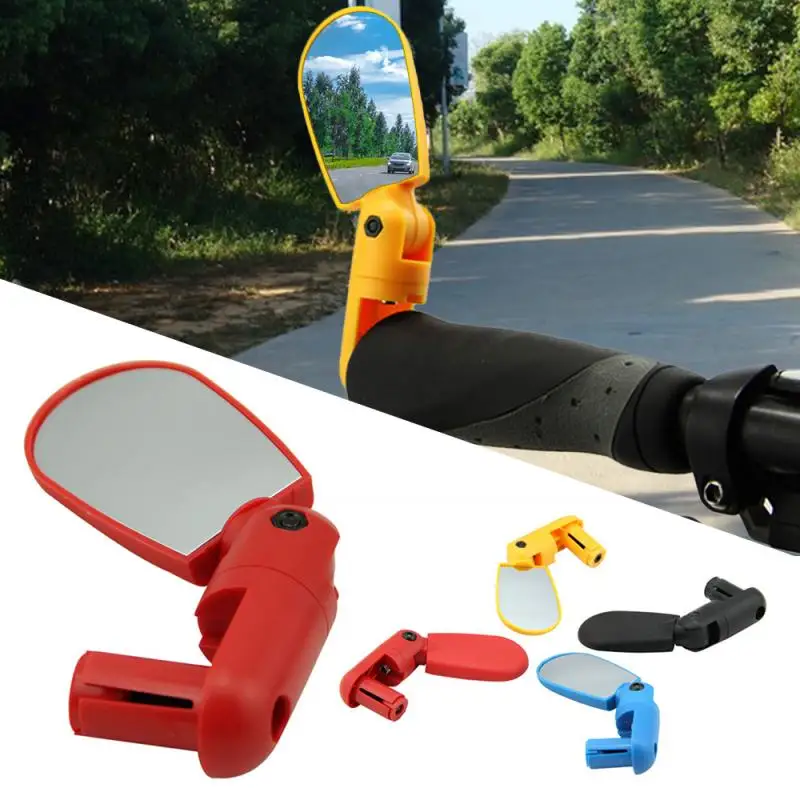 Bicycle Rear View Mirror Bike Cycling Wide Range Back Sight Reflector Adjustable Left Right Mirror Bike Accessories