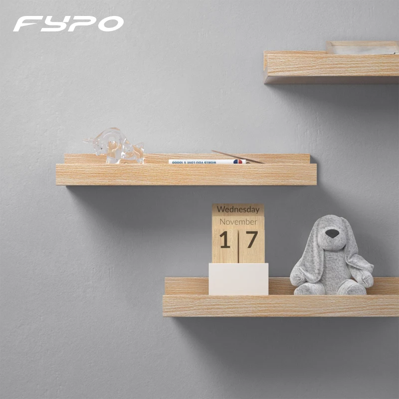 

Fypo Bathroom Shelf Wooden Shelf Organizer Floating Shelf Kitchen Wall Shelf Shower Shampoo Storage Rack Living room Organizers