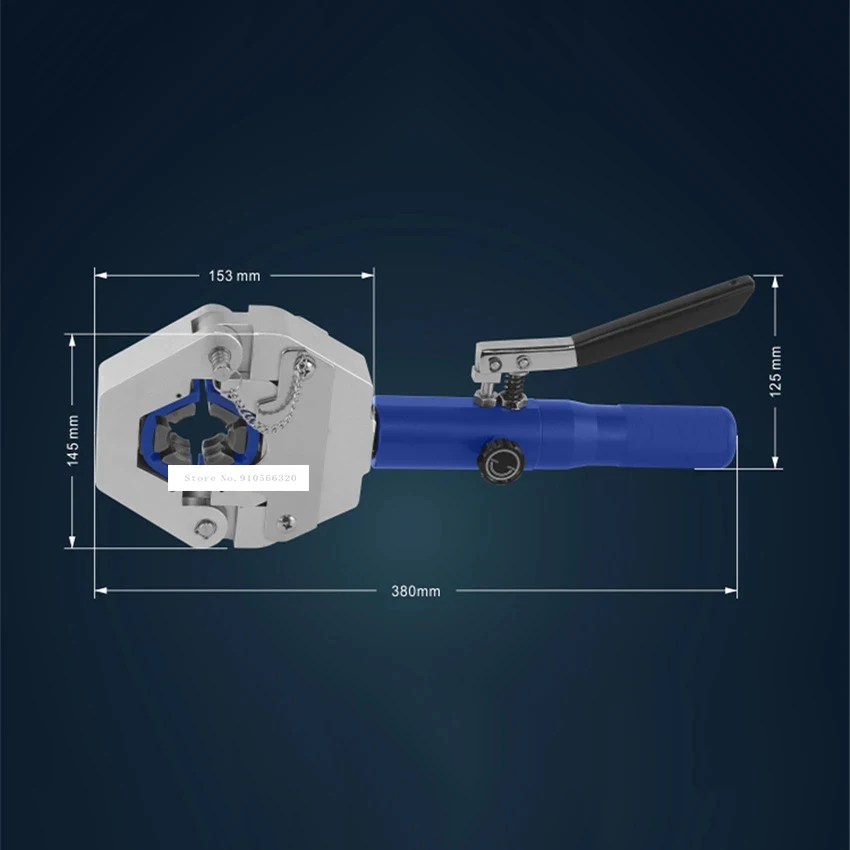 Automotive Air Conditioning Maintenance FS-7842 Portable Hydraulic Hose Crimping Tool Manual Hose Crimper Kit 8T Hydra-Crimper