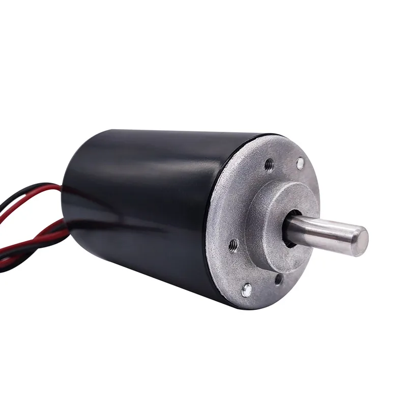 Machine Tool Spindle  DC 12-48V 200W dc spindle motor brush air cool for CNC engraving machine