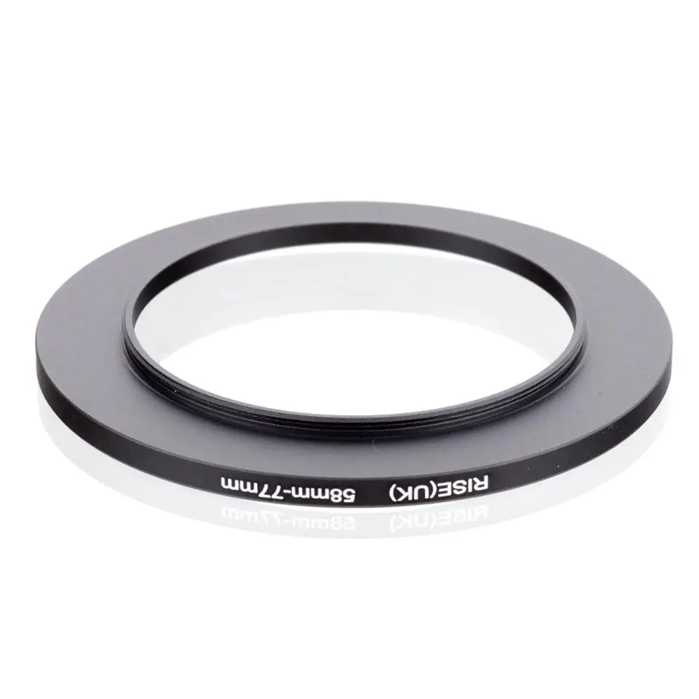 RISE (Reino Unido) 58mm-77mm 58-77mm 58 a 77 adaptador de anillo de filtro de aumento