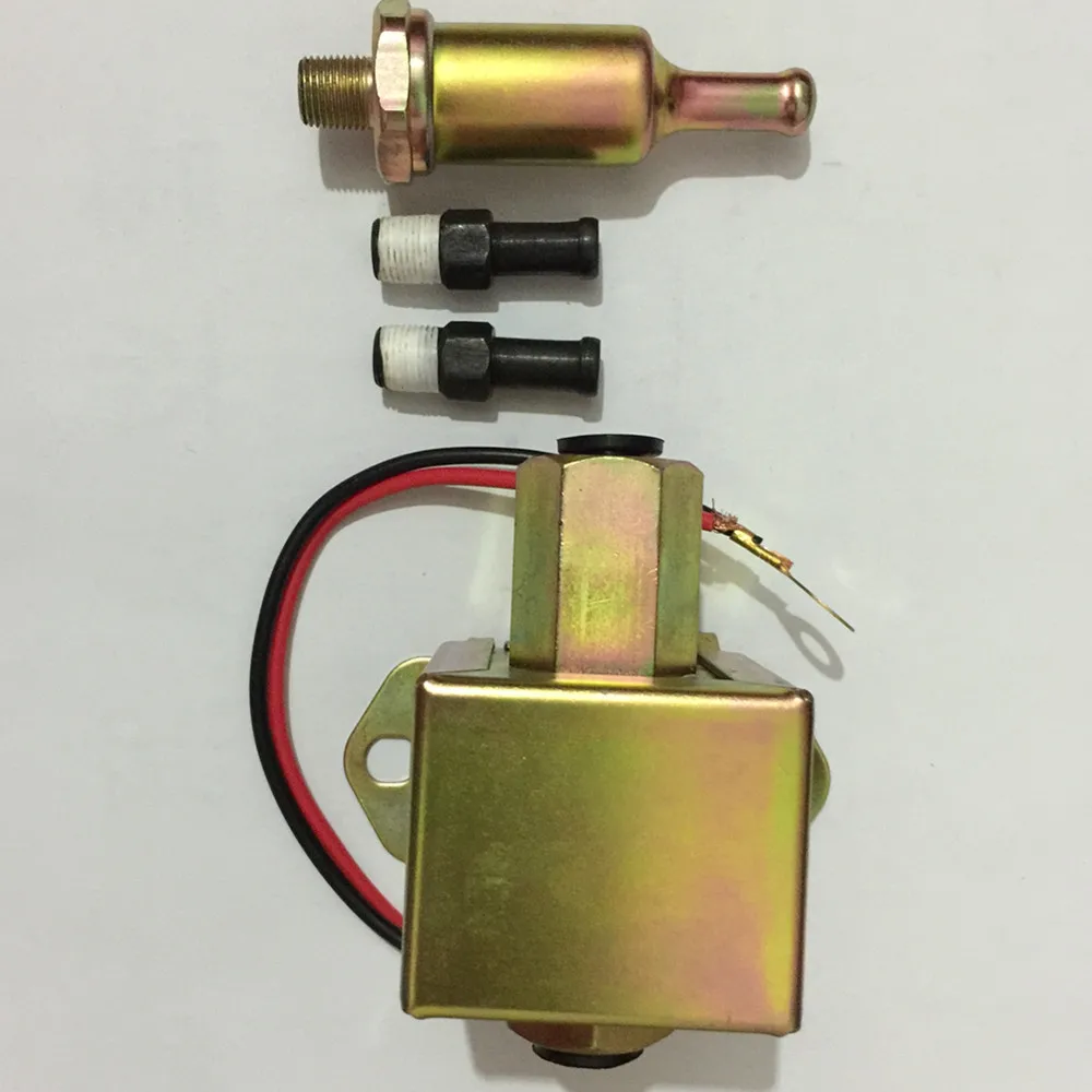 Diesel petrol 12V facet red top square electric fuel pump 40104 40106 40107 P502 low pressure external for ford carburetor