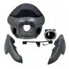 Motorrad Front Upper Scheinwerfer Untere Bein Verkleidungen Für Harley Street Bob FXDL Custom 1