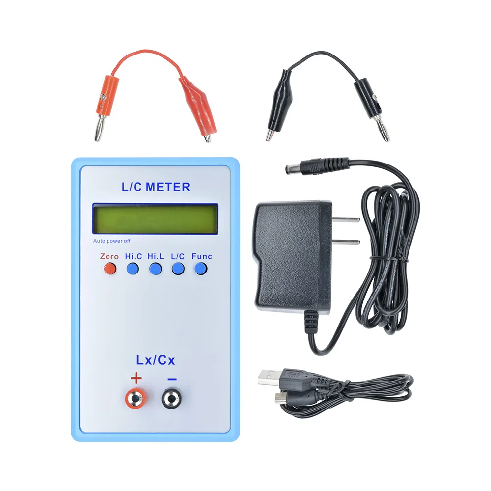 LC200A Inductance Inductor Capacitance Capacitor L/C Multimeter Meter Tester Capacitance Digital LCR Meter