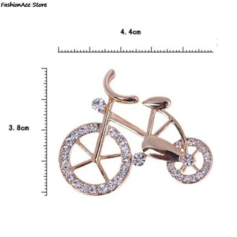 1Pcs Beautiful Fashionable Brooches For Women Jewelry flower gift brooch bike bicycle lovers pectoral Pin