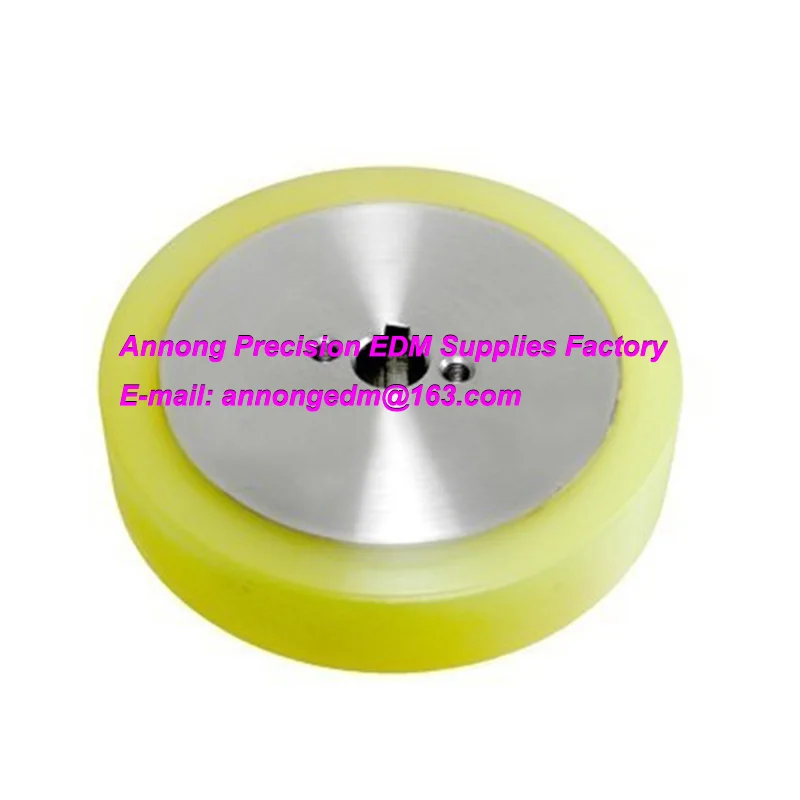 

S411 Urethane Roller,3051337,3050332,3051581,Ø100x12dx22H mm for A Series,A350,A500,AP150,AP330 wire-cut edm machine