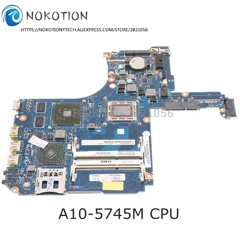 NOKOTION VGADTG MB H000057260 laptop motherboard For TOSHIBA Satellite L50D-A L50D Mainboard A10-5745M CPU HD8610G+HD8500M