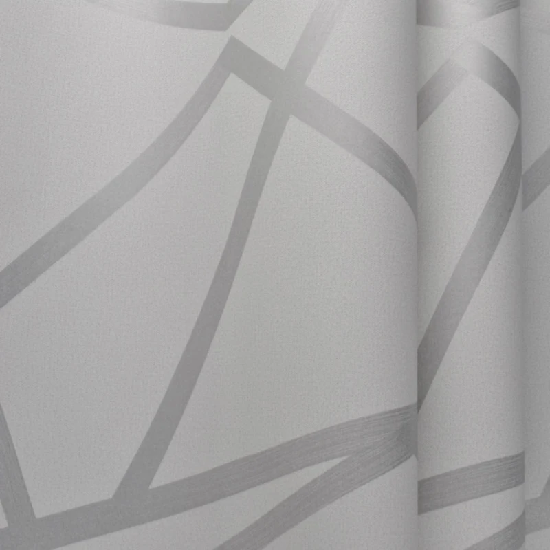 Grey Geometric Wallpaper For Living Room Bedroom Gray White Patterned Modern Design Wall Paper Roll Home Decor