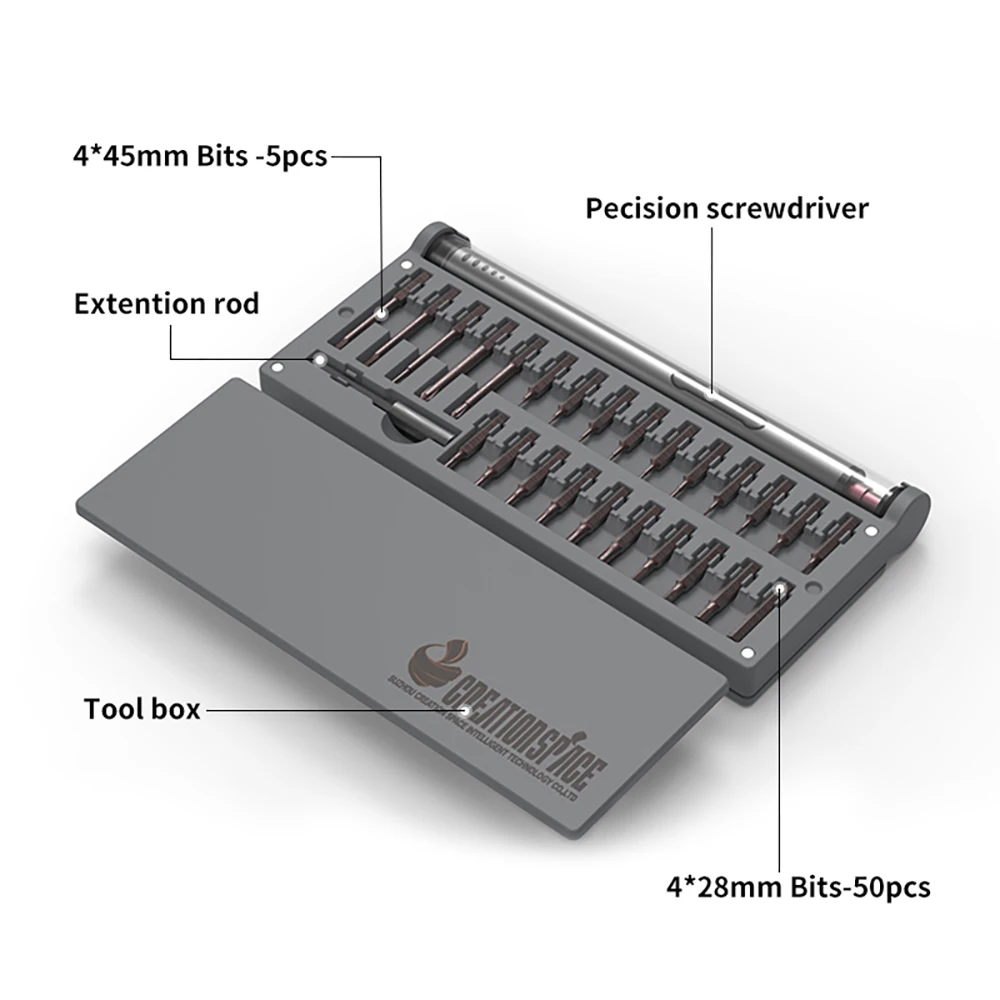 Mini chave de fenda elétrica sem fio, chave de fenda elétrica com brocas magnéticas para reparo de celulares e relógios móveis, computador, retorno grátis