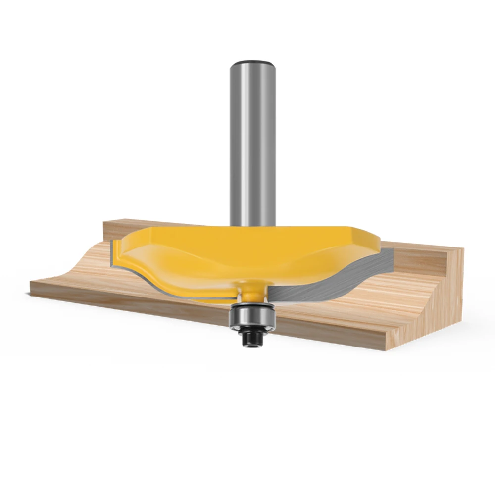 Imagem -06 - Lavie 1pc 12 mm Shank Grande Carboneto Levantado Painel Roteador Bit com Ogee Madeira Porta Roteador Cnc Ferramenta de Moagem para Trabalhar Madeira Mc03148
