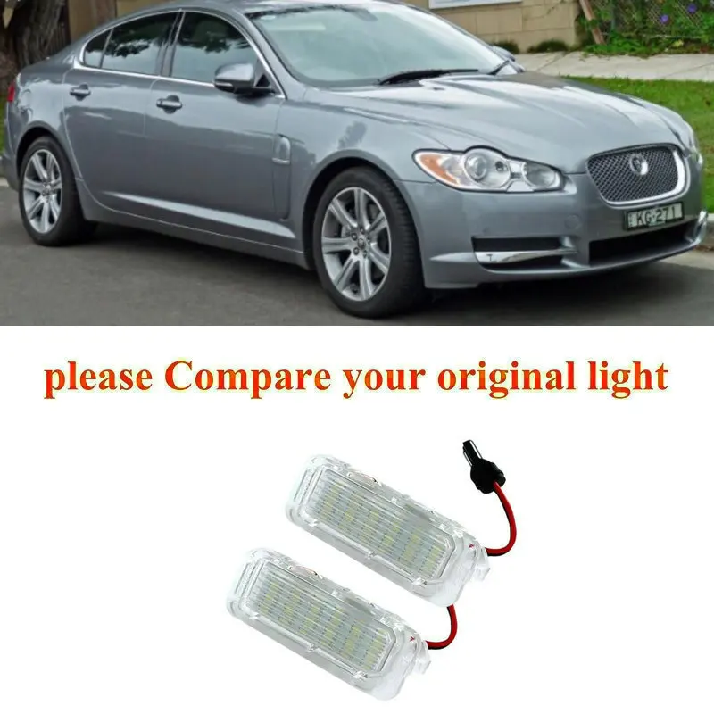 

Car Accessories Special Car License Plate Lamp For Jaguar XF X250 XJ X351 canbus error free