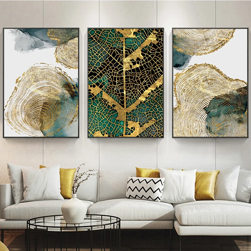 

GATYZTORY 3pc/Set DIY Painting By Numbers Leaves Landscape Paint By Numbers For Adults Handmade Gift Home Wall Art Picture Art