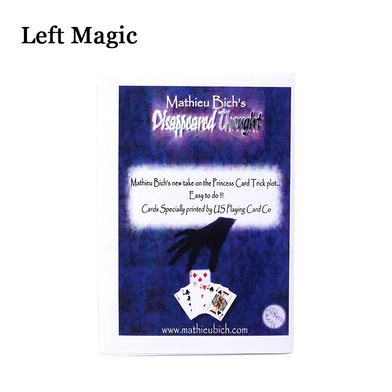 Disappeared Thought By Mathieu Bich'S Card Magic Tricks Close Up Stage Props Mentalism Magia Professional Illusion Mystery