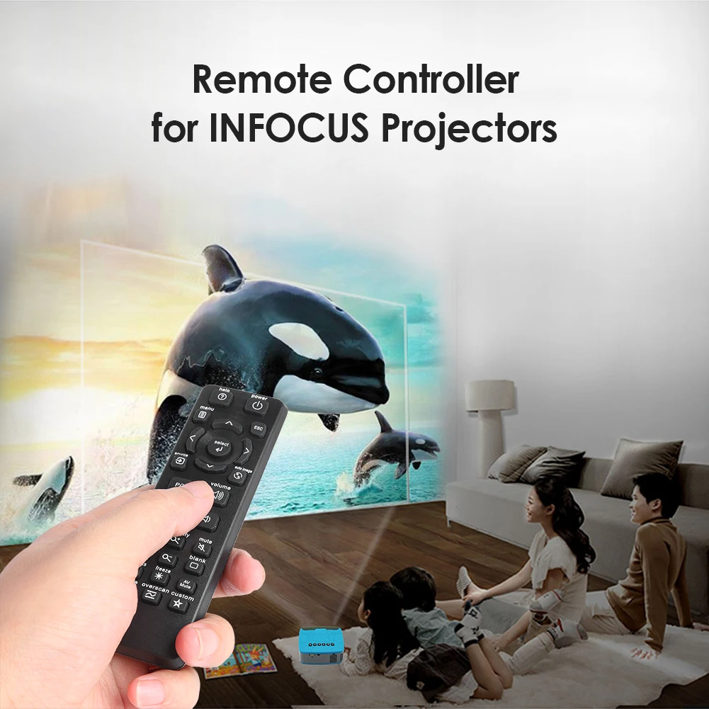 Projector Remote Control for InFocus IN112 IN114 IN124 IN3136 IN126ST Replacement Controller Accessories High quality