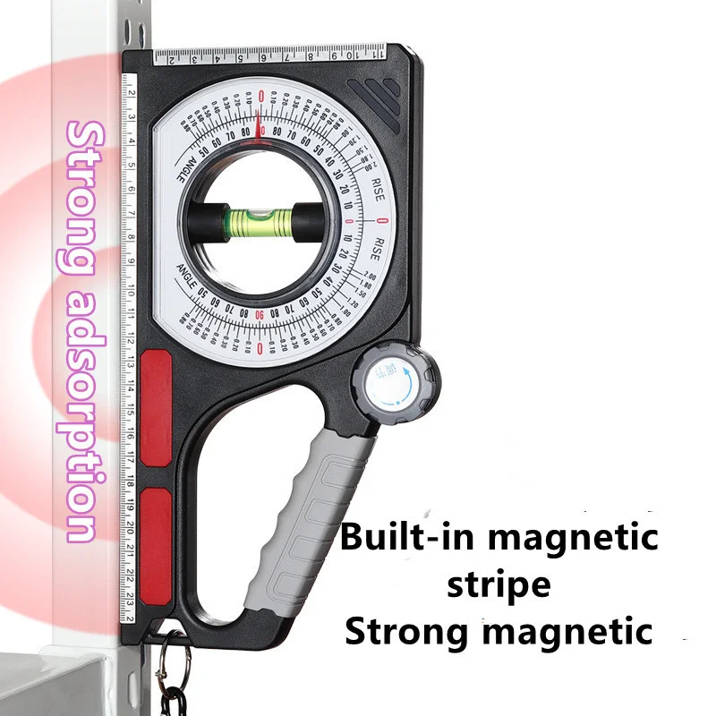 Imagem -04 - Instrumento de Medição de Inclinação de Ângulo de Alta Precisão Nível Magnético Inclinômetro de Bolha Transferidor Angle Finder Nível de Escala de Inclinação