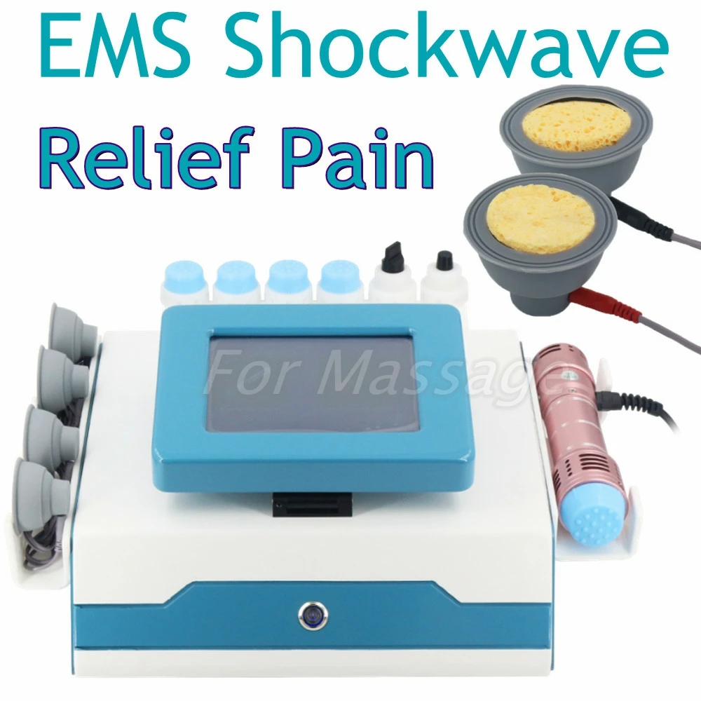 

Professional Shockwave Therapy Machine EMS Electric Muscle Stimulation For ED Treatment And Plantar Fascitis Shock Wave Massage