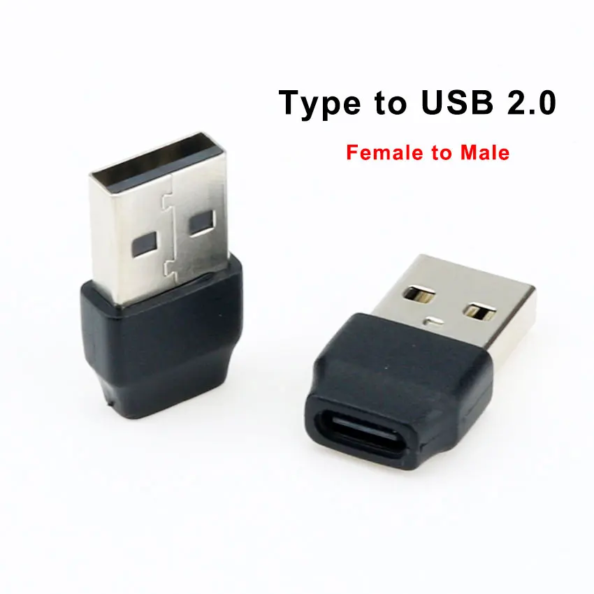 ChengHaoRan 1ชิ้นประเภท C ชาย USB-C ประเภท C หญิง OTG Adapter อะแดปเตอร์ USB 3.0 2.0ถึง USB C สาย Mini Adapter Converter