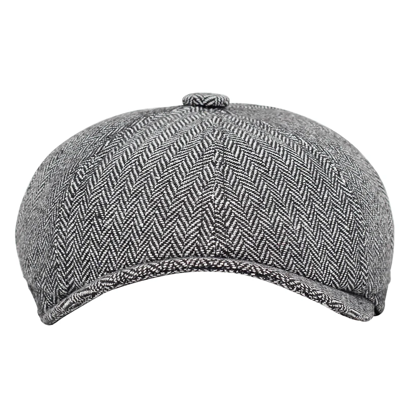 Sombrero de hiedra para hombre, gorro de cabeza grande, gorros de Newsboy de grado superior, 58cm, 60cm, dos tamaños, Otoño e Invierno