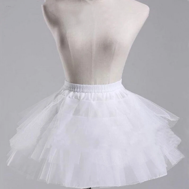 Enaguas de 3 capas para niñas, vestido de flores, crinolina, para niñas pequeñas/niños/enaguas de niño  Girls' petticoat