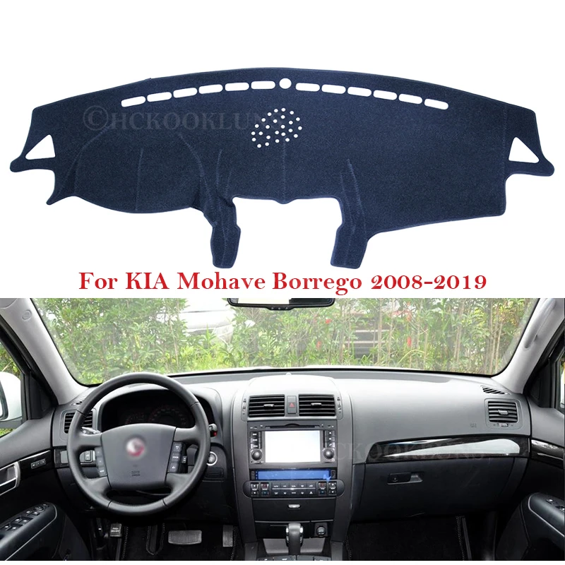 Dashboard Cover Protective Pad for KIA Mohave Borrego 2008~2019 Car Accessories Dash Board Sunshade Anti-UV 2018 2017 2016 2015