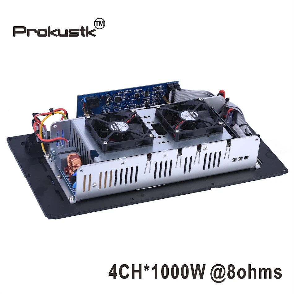 4 Channel 1000W@ 8ohm subwoofer Amplifier module plate DSP Class D amp module powered subwoofer Prokustk AM3004