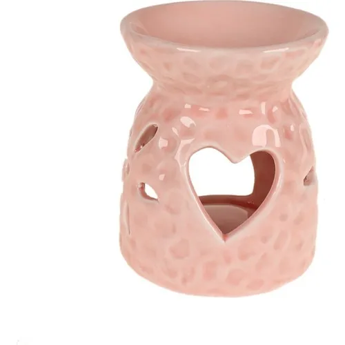 Attach Pink Heart and Lotus flower Design Censer