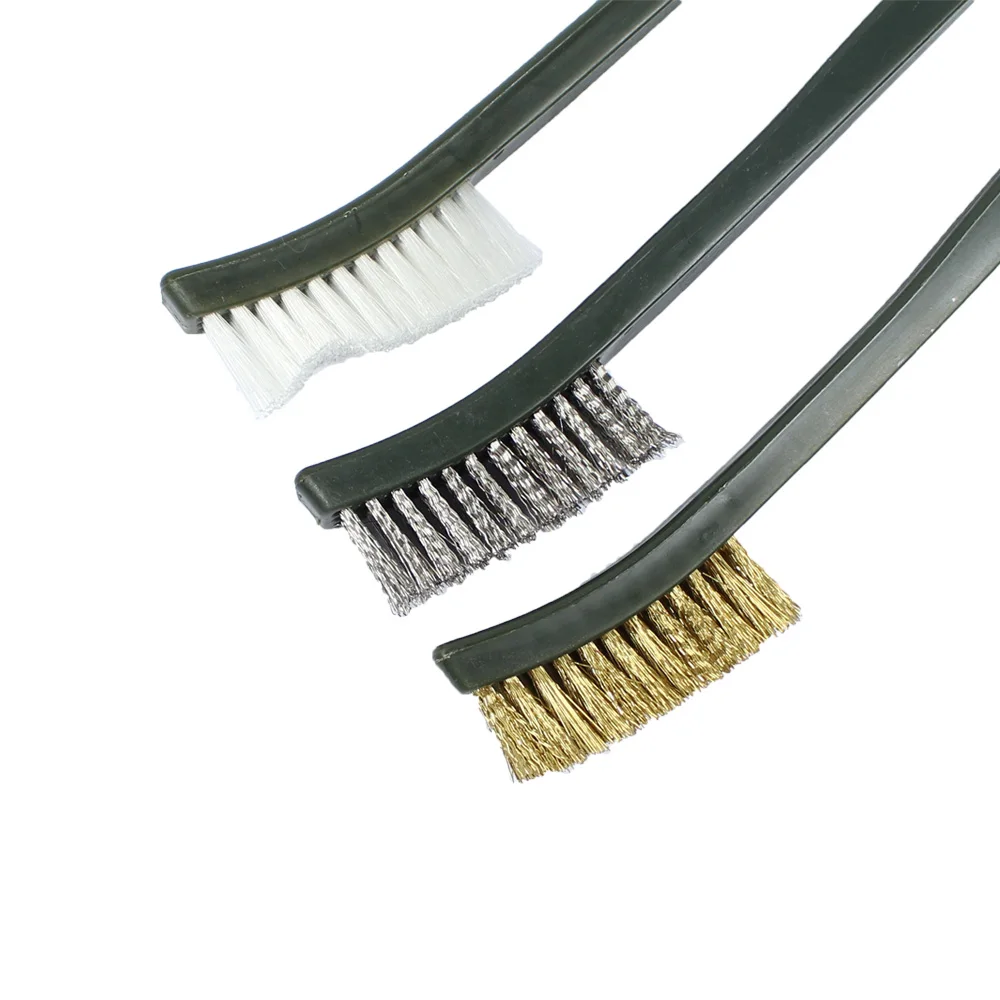 3pcs Set Brush Gun Cleaning Kit Airsoft For Hand Gun Hunting Tactical Shortgun Rifle Cleaning Tool