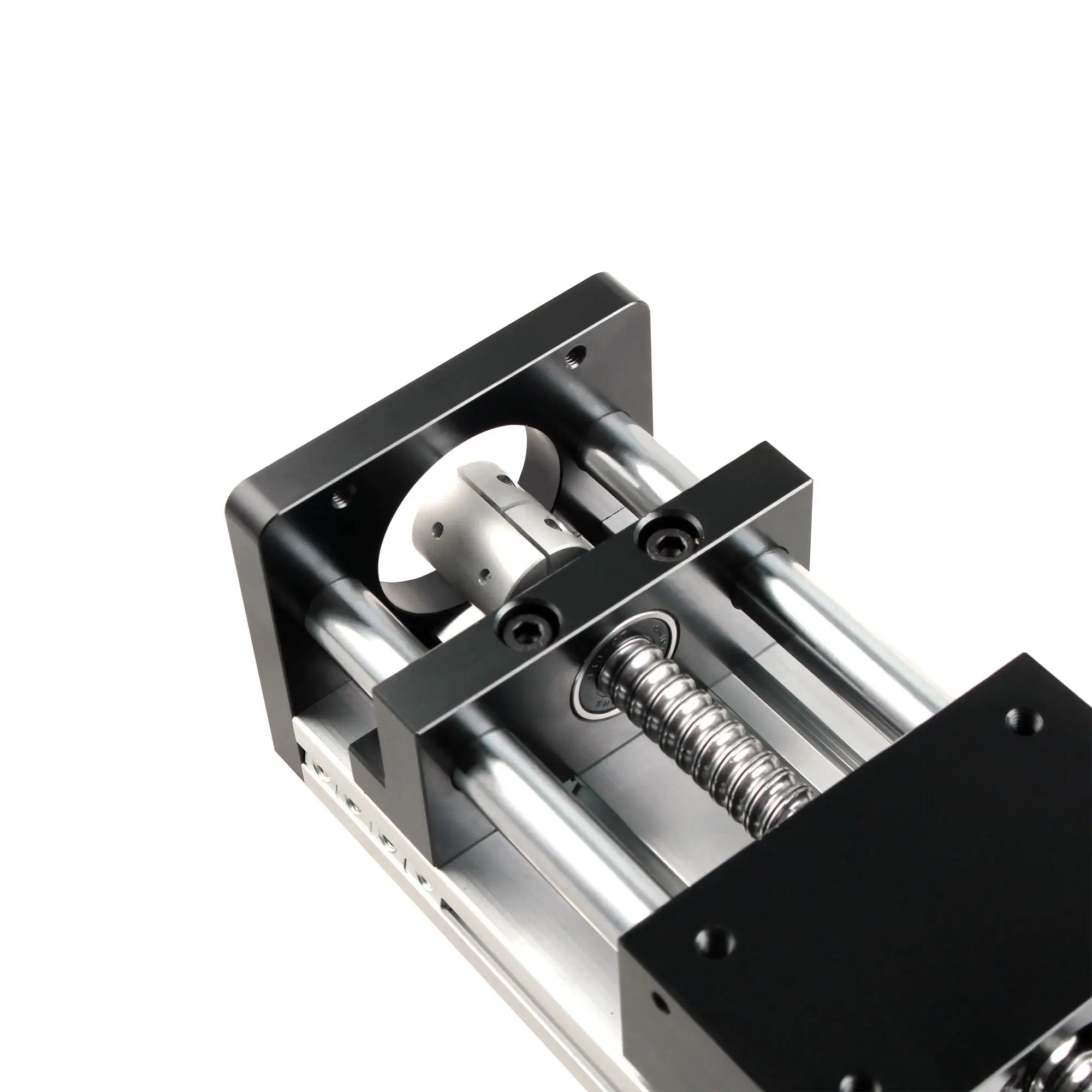 Imagem -04 - Curso Eficaz Cnc Guia Linear Estágio Ferroviário Movimento Ggp Sfu1204 1605 Ballscrew Slide Mesa Impressora 3d Xyz 100 mm 150 mm 200 300 mm