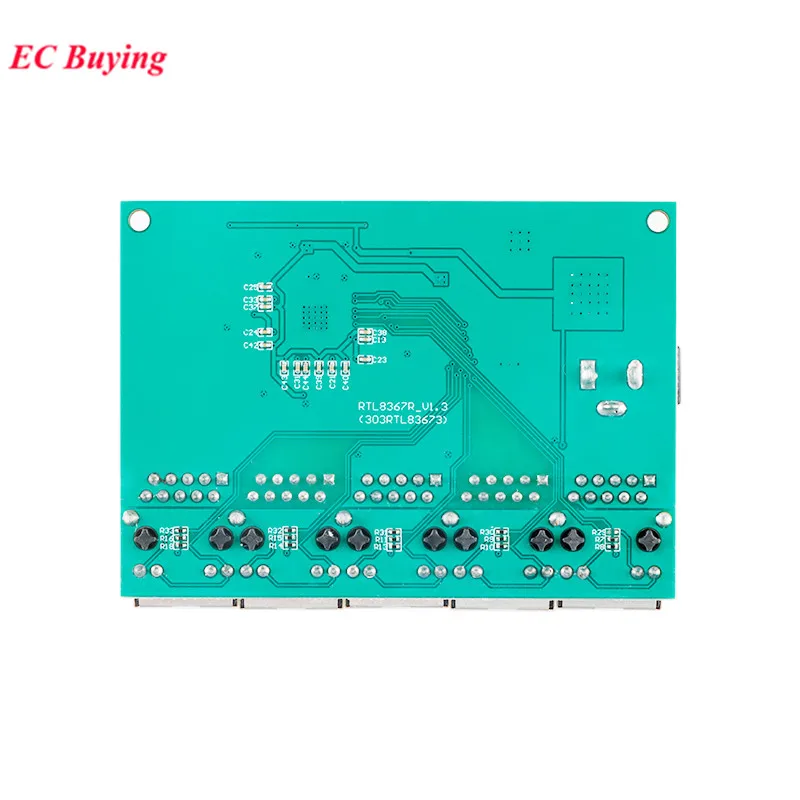 5 Port Switch Module 1000M 100M ACTIVE Network Full Gigabit Ethernet Block Based RTL8367RB Giga-PHY DC 5V 2A LED Indicator Board