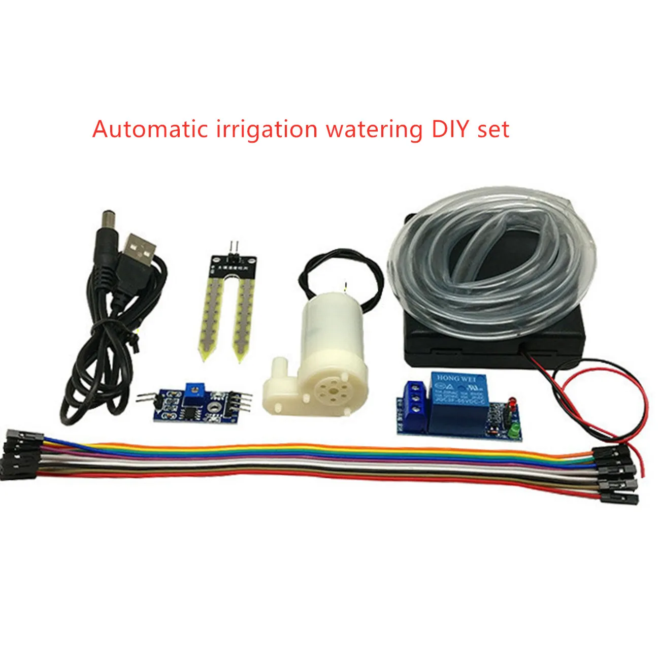 DIY Automatic Watering Irrigation System Soil Moisture Sensor Pump Module Diy Electronic Kit Pumping