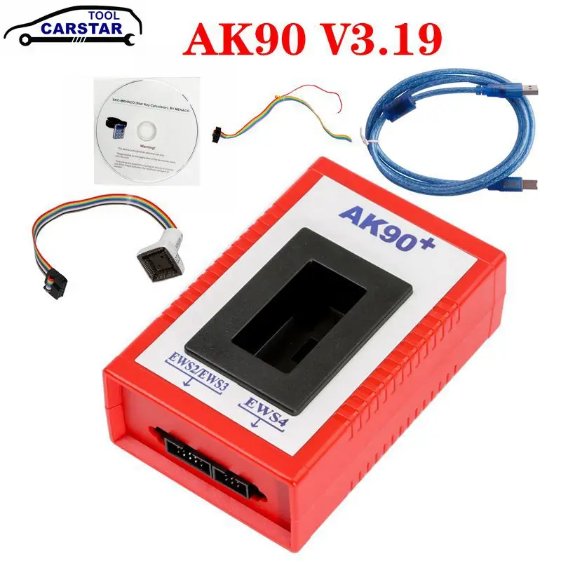 

Lowest Price AK90+ V3.19 Key Programmer for BMW EWS OBD2 Best Key Programming Tool from 1995-2009 Year Identifying Keys