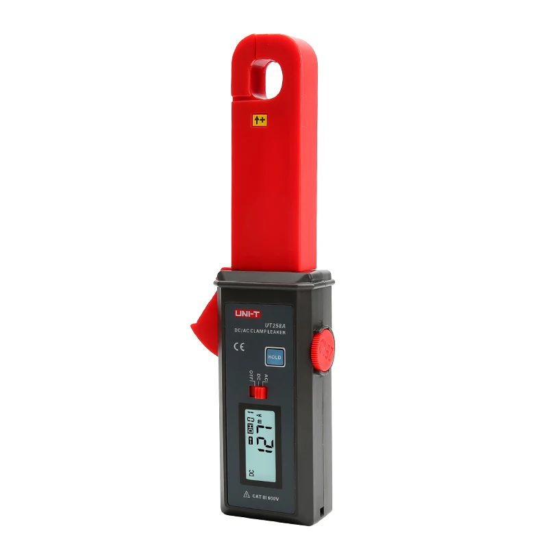 UNI-T UT258A 60A AC/DC Clamp Leakage Meter Digital Multimeter Resolution 1mA Data Storage RS-232 Data Transfer