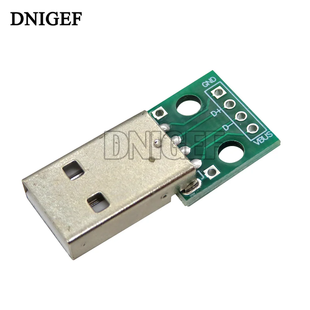 Mini Micro USB A DIP Male USB 2.0 3.0 A Female USB B Connector Interface To 2.54Mm DIP PCB Converter Adapter Breakout Board